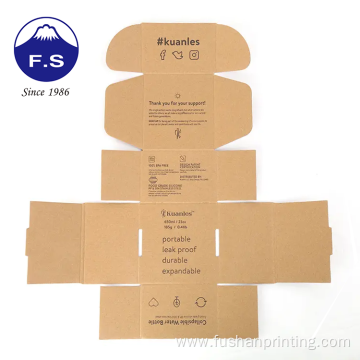 Cardboard packing eco friendly shipping boxes with logo